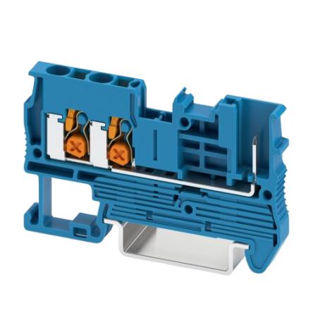 Phoenix Contact 1544640 XT 2.5 Series Terminal Block Blue, 2.5mm², 3-Level, Push-in, EN 45545-2 HL3
