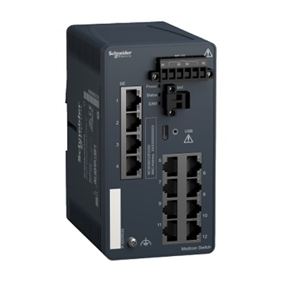 Schneider Electric MCSESM123F23G0 Managed 12 Port Managed Switch