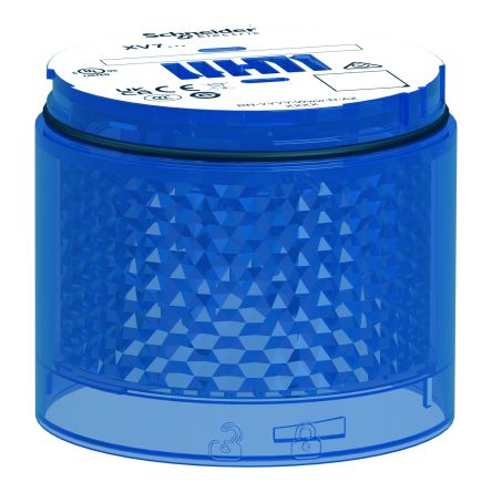 Schneider Electric Harmony XVB7 Series Blue Blinking Effect Indicator Light, LED Bulb 24V ac/dc, AC/DC, IP66