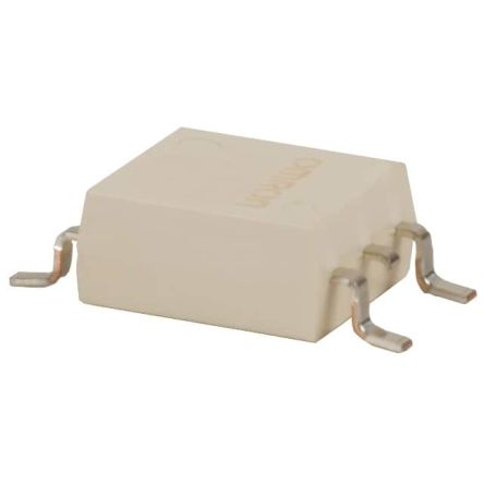 Omron G3VM Series PCB Mount Solid State Relays, 350 mA Load, Surface Mount Mount, 80 V Load
