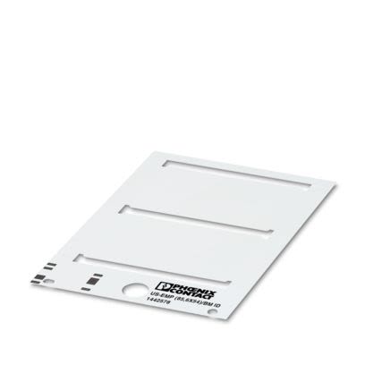 Phoenix Contact Marker, 0.5 mm Length, 53.7 mm Height 1442578 White