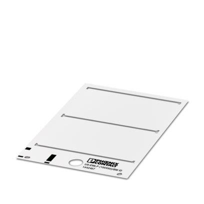 Phoenix Contact Label, 0.55 mm Length, 60 mm Height 1442467 White