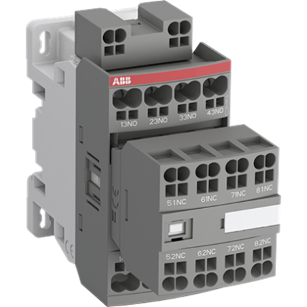ABB 1SB Contactor Relay, 100V ac/dc, 250 V ac/dc Coil, 8-Pole
