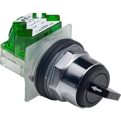 Schneider Electric Knob Selector Switch - (1 NO) 30 mm Cutout Diameter 2 Positions