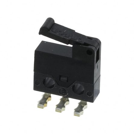 Omron Pin Plunger Switch, Solder Terminal, 0.5mA, 30 V dc, SPDT, IP40