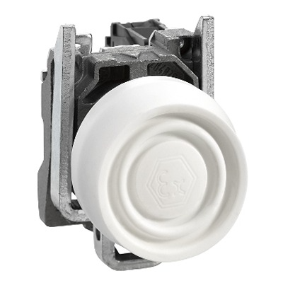Schneider Electric Harmony XB4 Series Pushbutton, Spring Return, Panel Mount, 22.5 mm Cutout, 1 NO, IP66, IP67, IP69,
