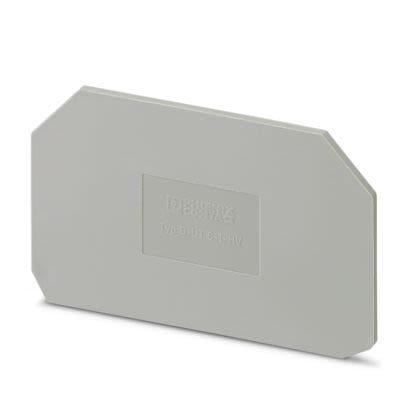 Phoenix Contact TB Series End Cover for Use with Terminal Block, EFUP-E