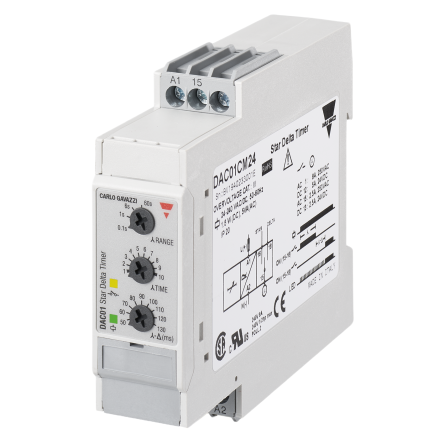 Carlo Gavazzi Star Delta DAC01 Timer Switch 415V ac