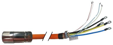 B&R Motor Cable 8BCM0005 Series Motor Cable for Use with Cable Drag Chains