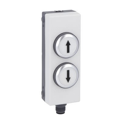 Lovato Turn to Release Control Station Switch - 1 NO/1 NO, White, IP65