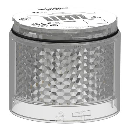 Schneider Electric Harmony XVB7 Series Clear Multi-Function+Steady Effect Indicator Light, LED Bulb 24V ac/dc, AC/DC,