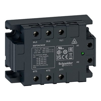 Schneider Electric Harmony Solid State Relays Series Solid State Relay, 25 A Load, Panel Mount Mount, 660 V Load, 32V dc