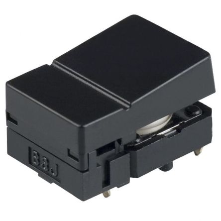 Omron IP00 Black Tactile Switch Button, 6.8 mm, SPST-NO 50mA 24 V dc, Through Hole