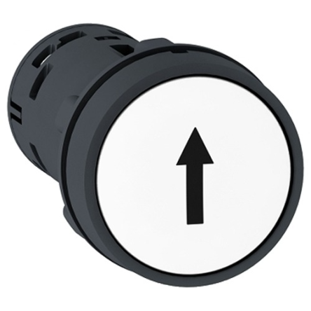 Schneider Electric Harmony XB7 Series Pushbutton, Surface Mount Black, 1 NO, IP65