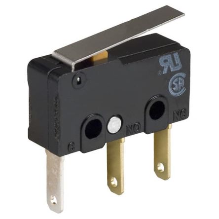 Omron Pin Plunger Switch, Solder Terminal, 0.1A, 125 V ac, 30 V dc, SPDT, IP40