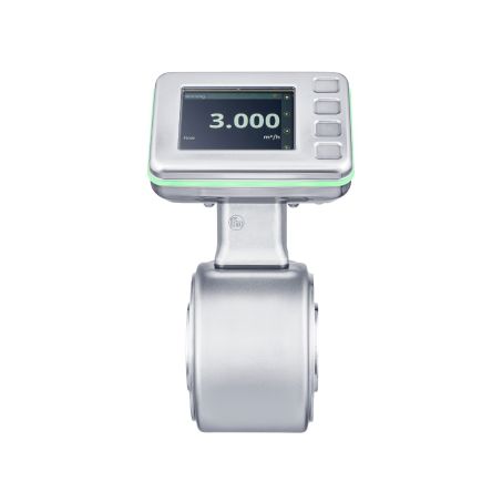 ifm electronic SU Puresonic Series Ultrasonic Flow Meter for Liquid, 0.1L/min Min, 65L/min Max