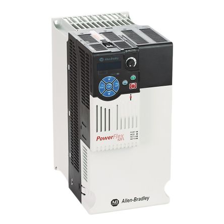 Allen Bradley AC Motor Drive, 15 kW, 3 Phase, PowerFlex 525 Series 600V ac 22 A