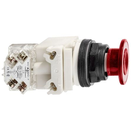 Schneider Electric Harmony 9001SK Series Illuminated Push Button Head, Stay Put, Any Position, Red LED, IP65, IP66