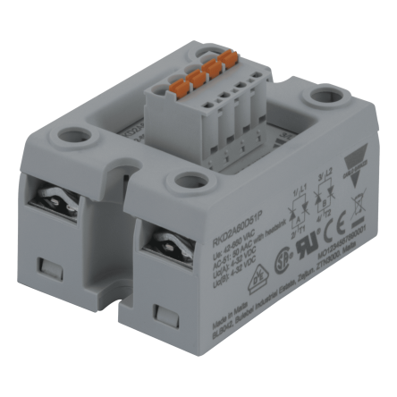 Carlo Gavazzi RK Series Solid State Relay, 50 A Load, Panel Mount Mount, 600 V ac Load, 32V dc Control