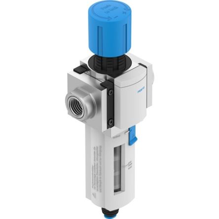 Festo MS Filter Regulator, 5 μm, G3/8 in, Automatic, Manual, 12 bar, 8232864