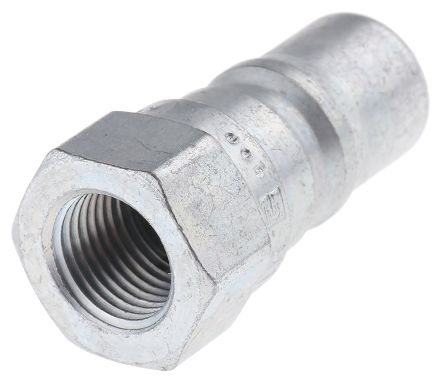 Parker Steel Hydraulic Quick Connect Coupling Female G 1/8 in, 35 Mpa