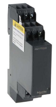 Schneider Electric Monitoring Relay, 3 Phase, DPDT, DIN Rail, 484V ac