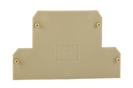 Weidmüller AP Series End Cover for Use with DIN Rail Terminal Blocks
