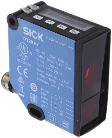 SICK Background Suppression Distance Sensor, Block Sensor