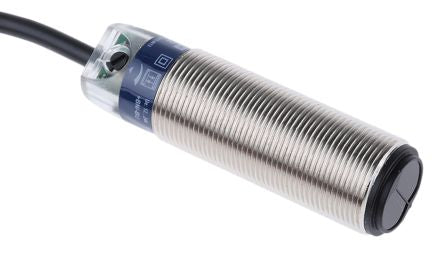 Telemecanique Sensors Diffuse Photoelectric Sensor, Barrel Sensor