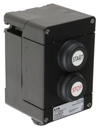 Eaton Push Button Control Station, 2 Cutouts, IP67, IP65
