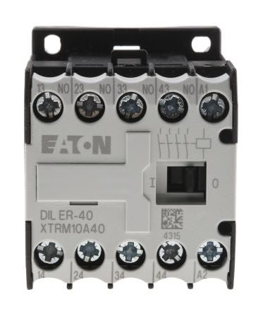 Eaton DILER Contactor, 230V ac Coil, 10 A, 4 NO, 400V ac