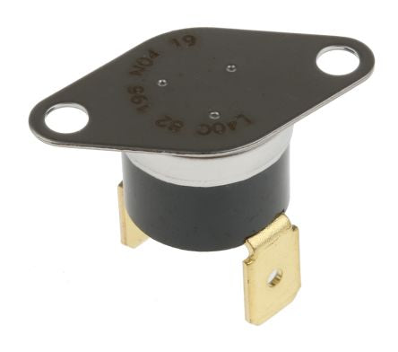 Honeywell Bi-Metallic Thermostat, Closes at 25 °C, 150 °C Max Open or Close On Rise, Automatic Reset, SPST, 10 A,