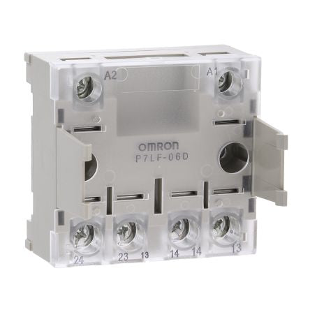 Omron 6 Way 250V DIN Rail Relay Socket, for use with G7L Series