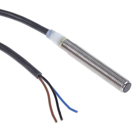 Omron E2A-S08LS02-WP-B1 2M Threaded Barrel Inductive Proximity Sensor, M8 PNP E2A 32V 240 V ac 32 V dc 200mA
