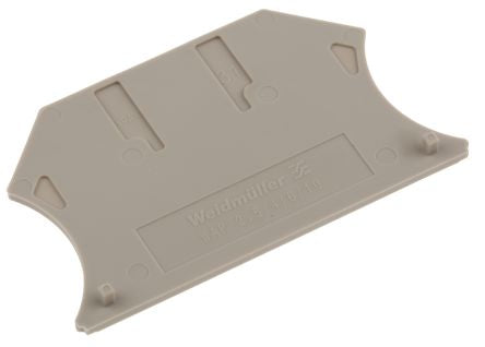 Weidmüller W Series End Cover for Use with DIN Rail Terminal Blocks, ATEX