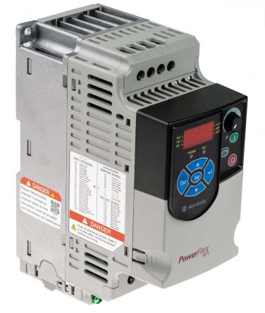 Allen Bradley Inverter Drive, 0.4 kW, 3 Phase, PowerFlex 4M Series 480V ac 1.5 A