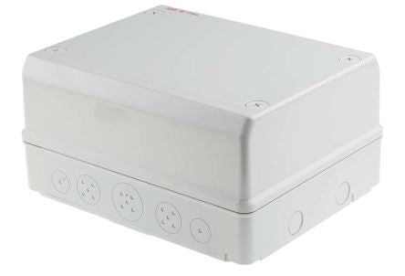 ABB Grey Polycarbonate Junction Box, IP65, 140mm 220 mm