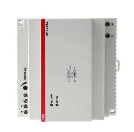 ABB CP-D Switched Mode DIN Rail Power Supply 240V ac AC/DC Input 24V dc, 4.2 A Output DC 100 W