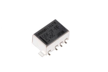 Omron Surface High Frequency Relay, 5V dc Coil, 1 GHz Max. Coil Freq., DPDT