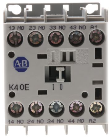 Allen Bradley 700K Contactor, 24V dc Coil, 4-Pole, 10 A, 4 NO, 690V ac