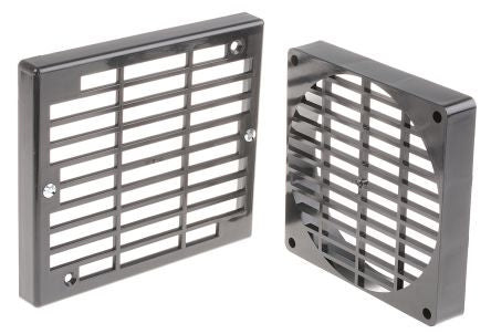 ebm-papst 508-510 Series Fan Filter for 120 mm Fans, ABS Frame, 148 mm 130mm 38 mm