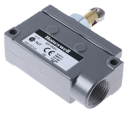 Honeywell E7 Series Roller Lever Limit Switch, SPDT, IP50, Die Cast Zinc Housing, 480V ac, 15A