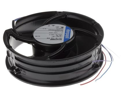 ebm-papst 6300 TD - S-Force Series Axial Fan, 24V dc, 710 m³/h, 67 W, 210 mA Max, IP54 171.5 mm 171.5mm 51 mm
