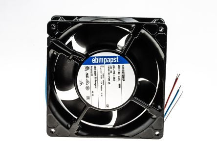ebm-papst 5300 TD - S-Force Series Axial Fan, 48V dc, 670 m³/h, 149 W, IP54 139.6 mm 139.6mm 50.8 mm
