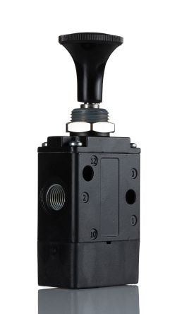 Norgren Knob Pneumatic Manual Control Valve 03 Series, G G 1/4, III B