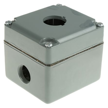 Schneider Electric Aluminium Harmony 9001K Push Button Enclosure - 1 Hole 30 mm Diameter