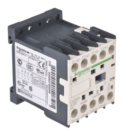 Schneider Electric TeSys K Contactor, 10 A 24V, 4 NO, 690V ac