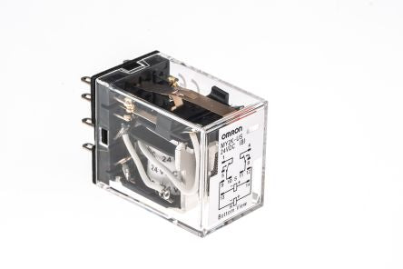Omron Power Relay, 24V dc Coil, 3A Switching Current, DPDT