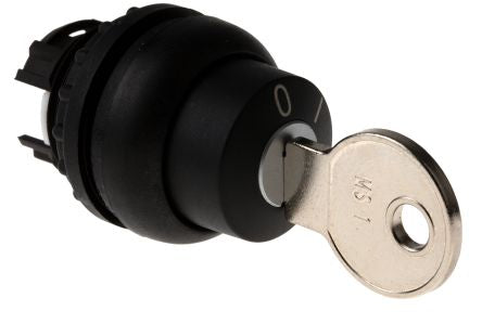 Eaton RMQ-Titan 2-position Key Switch Head, Maintained, 23 mm Cutout