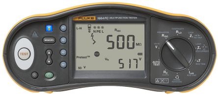 Fluke 1664FC Multifunction Tester 1000V Earth Resistance Measurement With USB